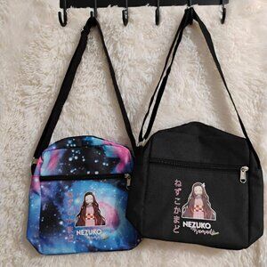 Nezuko Kamado crossbody bags Set 2 NWOT